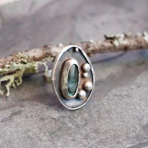 Sterling Silver Labradorite Ring